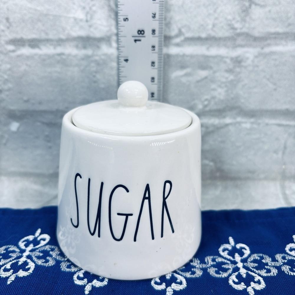 Rae Dunn Sugar Bowl & Lid 3"